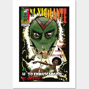 El Vigilante (distressed) Posters and Art